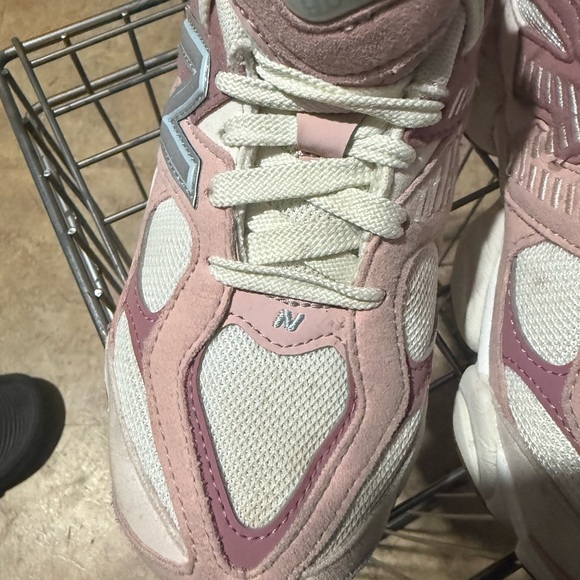 New Balance Blush and White Athletic Shoes - Picture 7 of 7